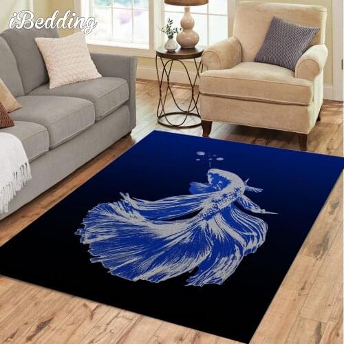 Goldfish Carpets for Large Hoom Living Room Teenager Bedroom Decoration Non-Slip Floor Mat Bathroom Mats and Rugs