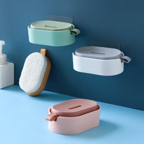 Creative Kitchen Scrub Brushes For Dishes Pots And Pans Cleaning With Holder Soap Box Holder Bath Brush Sponge Tiles Brush Tools