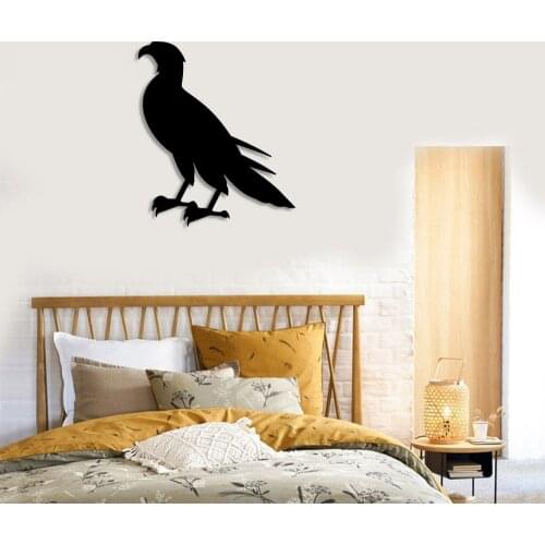 Flying Not Waiting Lonely Eagle Wall Room Home Accessory Wooden Table 42x50cm