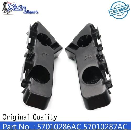 XUAN Side Front Left Right Bumper Bracket Retainer Support Set 57010286AC 57010287AC For Dodge Charger 2011-2014 3.6L 5.7L 6.4L
