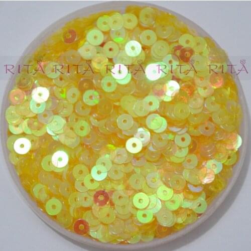 New!! 4mm Flat Round Transparent Loose Sequin Paillette Sewing,Wedding Craft,Women DIY Garment Accessory