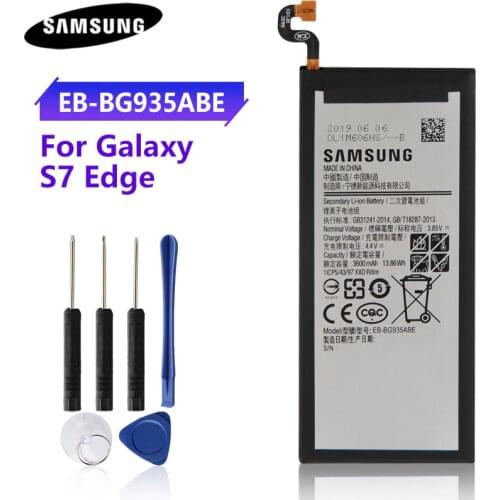 Authentic Original Phone Battery EB-BG935ABE EB-BG935ABA For Samsung GALAXY S7Edge S7 Edge G9350 G935FD SM-G935F 3600mAh