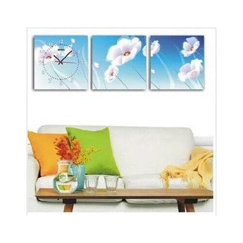 Embroidery Package Free Shipping Cross Stitch Kits Triplet Blue Sky Cloud Flower
