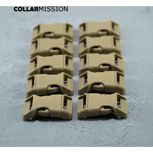 Retailing plastic release buckles for Dog Collar luggage travel buckle Package accessories 25mm light brown CK25SJ17