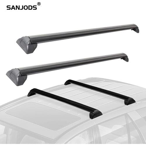 SANJODS Roof Rack For Saturn Vue 2002 2003 2004 2005 2006 2007 Aluminum Bolt-On Top Rail Roof Rack Cross Bar Luggage Carrier