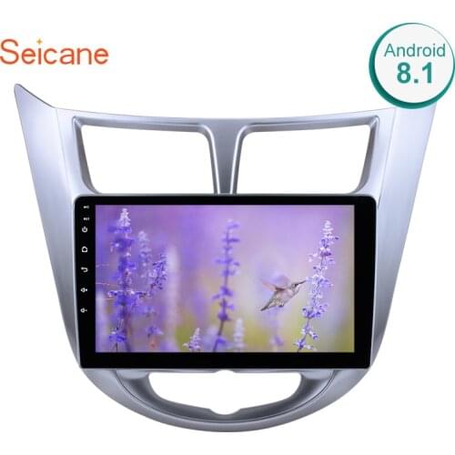 Seicane 9 Inch 2Din Android 8.1 Multimedia Player For Hyundai Verna 2011 2012 2013 Car Radio GPS Head Unit MP4 Wifi-OBDII SWC