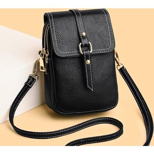 Lychee Pattern Shoulder Bag For Women Casual Handbag Crossbody Bags Phone Pouch Mini Messenger Bag Brands Mom Shopping Purse sac