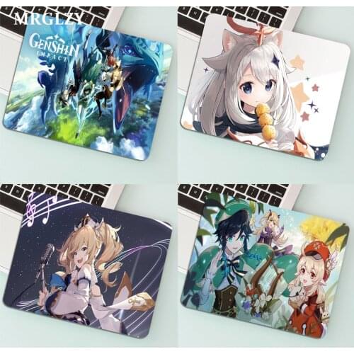 Genshin Impact MousePads Computer Laptop Anime Mouse Mat Top Selling Wholesale Gaming Pad Mouse Gamer Keyboard Desk Carpet