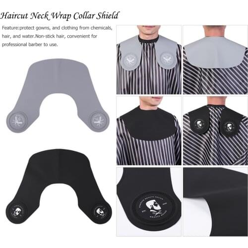 Waterproof Silicone Neck Cape Wrap Collar Hair Coloring Styling Tool Hairdressing Hairstyle Salon DIY Hair Styling Tool