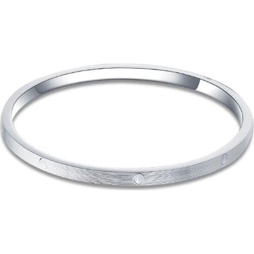 SA SILVERAGE Star Series S999 Silver 18.5g 60x60mm Bracelet Female Sterling Silver Jewelry Simple Personality Fashion