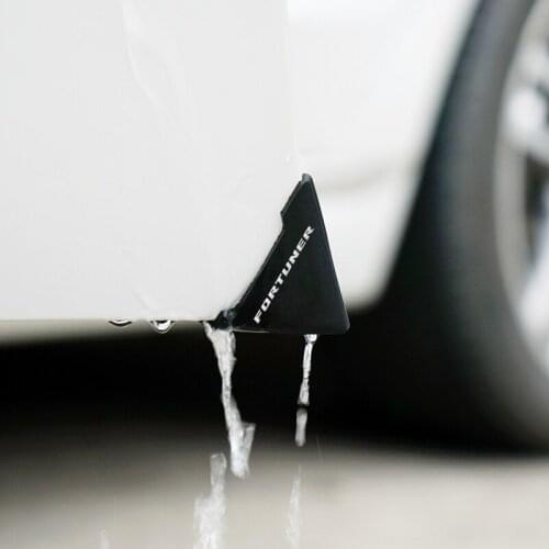 2PCS Silicone Car Door Corner Cover Bumper Anti-Scratch Protector for Toyota Fortuner 2009 2017 2018 2019 Accessories