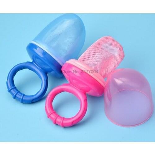 DHL 200pcs Baby Pacifier Fresh Food Nibbler Feeder Newborn Safety Feeding Nipple Mesh Bag Chew Fruits Vegetables Soother