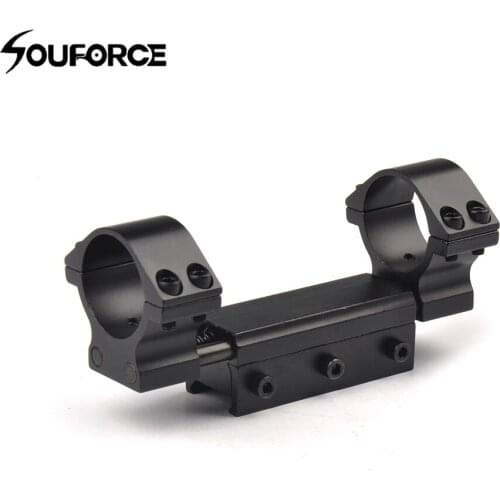 30mm Ring Flexible Mount Suit 20mm Picatiiny Dovetail Weaver Rail Spring Dual Ring for Riflescope Hunting Accessories