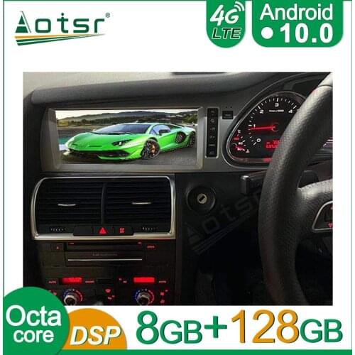 8+128G Android Car Radio Player For Audi Q7 2010-2015 Stereo GPS Navigation Monitor Auto Multimedia Heaunit tape Recoder Carplay