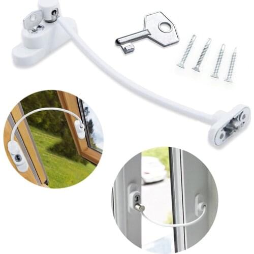 1/2/4 Pcs Window Door Restrictor Security Locking Cable Wire Child Baby Safety Lock 2018