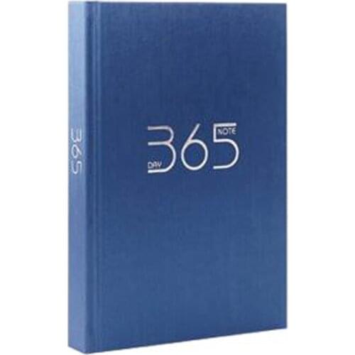 Metal Color Hard Copybook Composition Notebook Gift 365 Days Thick Agenda Planner School Office Stationery Supplies Notebook