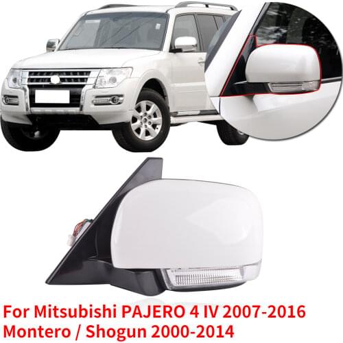 CAPQX 10 Wire For PAJERO 4 IV 2007-2016 Montero / Shogun 2000-2014 Outside Rearview Mirror with electrical folding