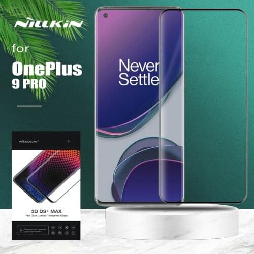 For Oneplus 9 Pro Glass 9D Round Edge DS+Max Full Cover Ultra-Thin Tempered Glass Screen Protector for One Plus 9 Pro Glass Film