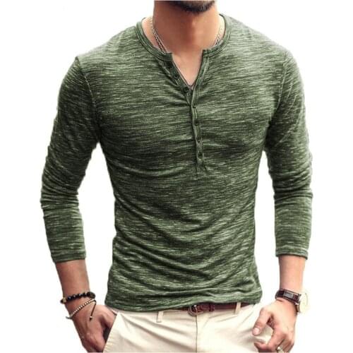 Mens Henley T-shirt Short Sleeve Slim Fit Casual Tshirt Button Popular Knitting T Shirt For Male Top Summer Mens Wear Clothes