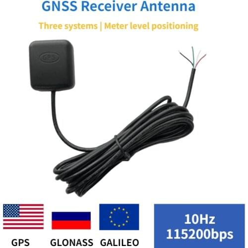 10Hz GPS Receiver RS232 Three system Meter Level Positioning Antenna Receiver Module Gmouse