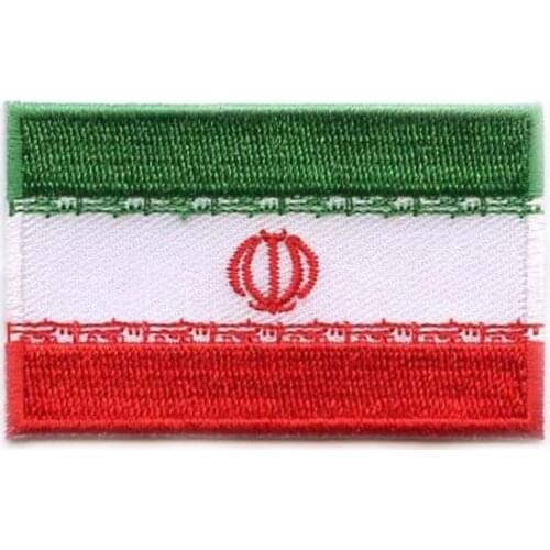 Iran Embroidery Patch Made by Twill with Flat Broder and Iron On Backing Customized MOQ 50pcs Free Shipping by Post