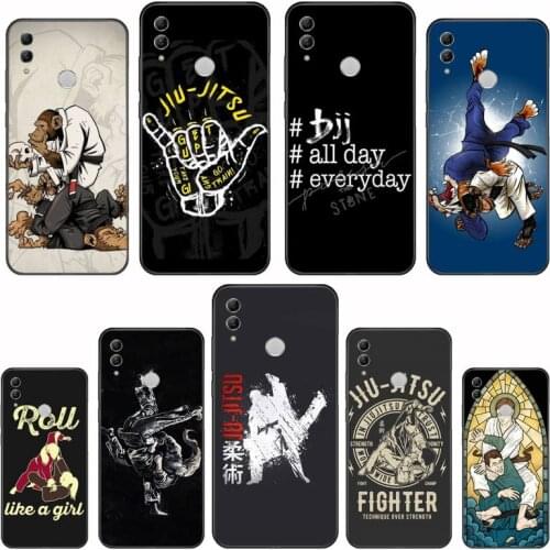 BJJ Brazilian Jiu Jitsu Bling Cute Phone Case For Huawei Honor view 7a5.45inch 7c5.7inch 8x 8a 8c 9 9x 10 20 10i 20i lite pro