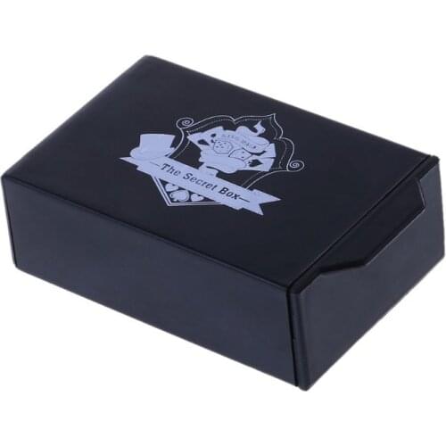 Cool Magic Black Box Vanished Box Puzzle Box Magic Tricks Surprise Box Kids Toy