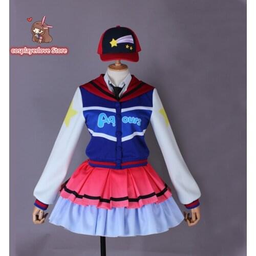 LoveLive Sunshine Aqours Next SPARKLING Over the Rainbow Ohara Mari Cosplay Carnaval Costume Halloween Christmas Costume