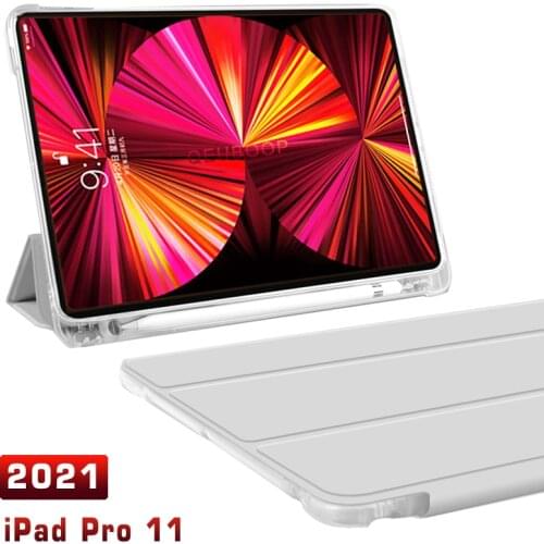 Magnetic Folding Case For 2021 iPad Pro 11 flip leather case With Pen slot For Apple iPad pro 11 3rd generation Stand Case Capa