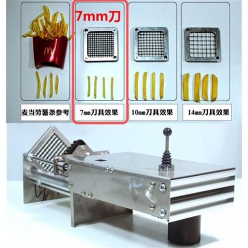 1PC Potato Chips Making Machine Stainless Steel French Fry Potato Cutter Slicer Chipper Cucumber Slice Cut Kitchen Gadgets