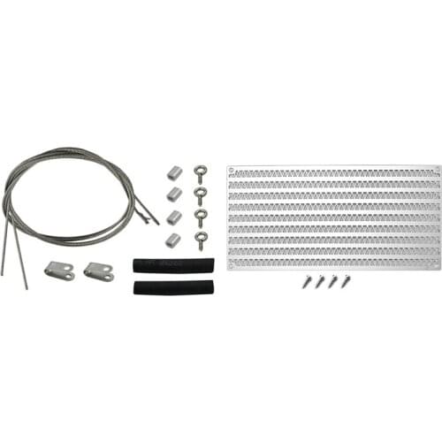 Metal Mid-Network Simulation Water Tank Network Cooling Box Sheet with Rc Car Modified Part Steel Rope