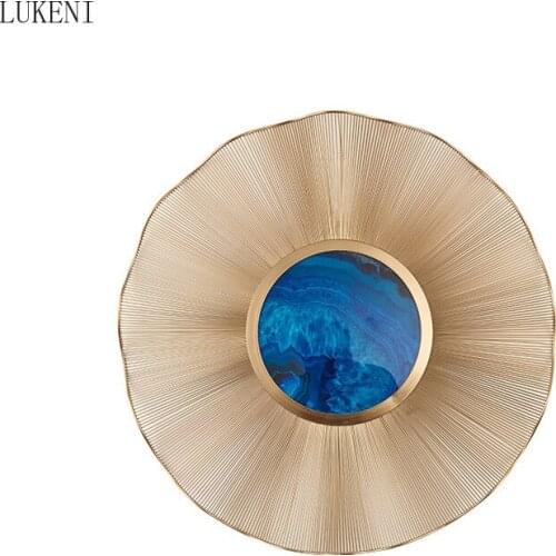 Metal Living Room Background Wall Model Room Decoration Crafts Modern Porch Wall Hanging Wall Decoration Creative Ornaments