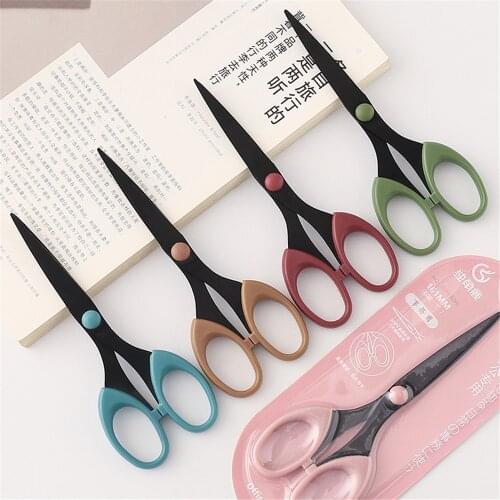 Simple Solid Cutting Scissors Multifunctional Utility Knife DIY Hand Account Paper Cutter Portable Box Cutter Kawaii Stationery
