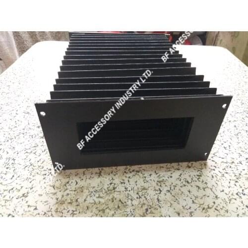 Rectangle bellows:inside:130mmx50mm,outside:200mmx100mm,Lmax:560mm