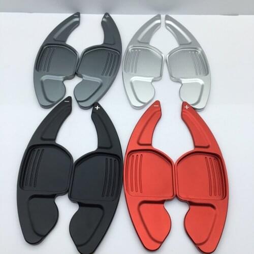Car Steering Wheel DSG Shift Paddles Extension Shifters Stickers For AUDI A3 A4L A5 A6L Q3 Q5 TT S3