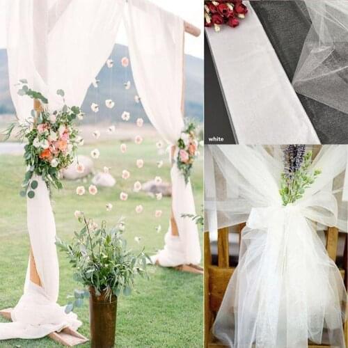 Tulle Roll 15cm/48cm*5m Wedding Car Decoration Baby Shower Organza DIY kirt Crafts Flower Arches Door Birthday Party Supplies 5z