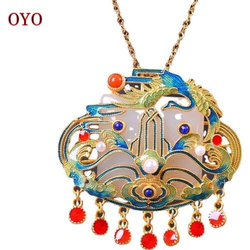 925 sterling silver inlaid southern red agate, lapis lazuli and pearl, square linlang mountain and river eternal tas