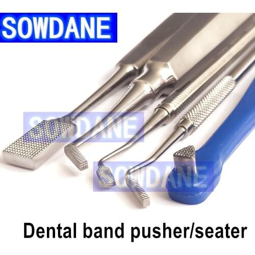 Dental Orthodontic Mershon Band Pusher Elevator Band Seater Seating Medical Lab Tool Serrated Tip Dentist Clinic Instrument