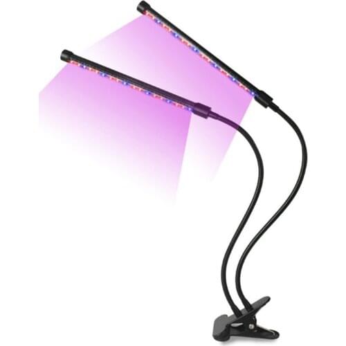 LED Head Grow Light Hydroponic Plant Lamp Flower Full Spectrum USB Clip Lamp for Indoor Plants