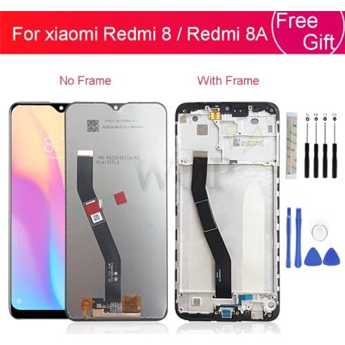 For xiaomi Redmi 8A display LCD touch screen digitizer Assembly with frame for redmi 8 lcd replacement repair parts