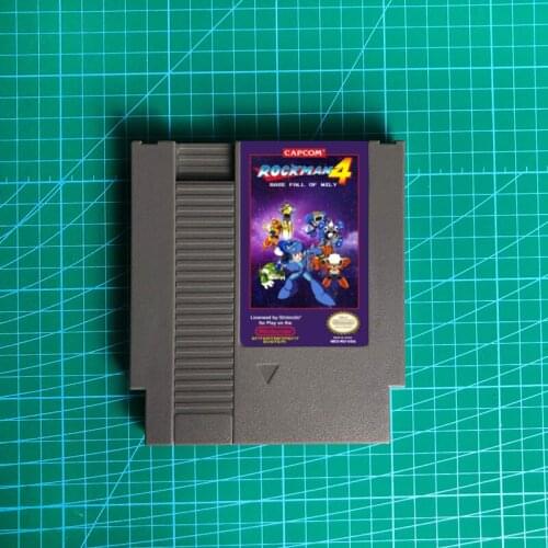 Rockman 4 Rase Fall of Wily - 72 pins 8bit game cartridge