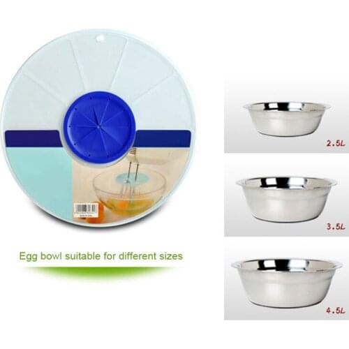 Guard Bowls Lids Cookware Kitchen Cooking Tool Egg Bowl Whisks Screen Cover Plastic Beat Eggs Cylinder Baking Splash FBE2
