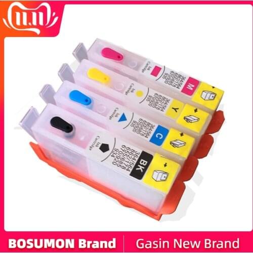 4PCS 564XL Refillable ink cartridge For HP Photosmart 5510 5511 5512 5514 5515 5520 5525 6510 6512 6515 6520 7510 7515