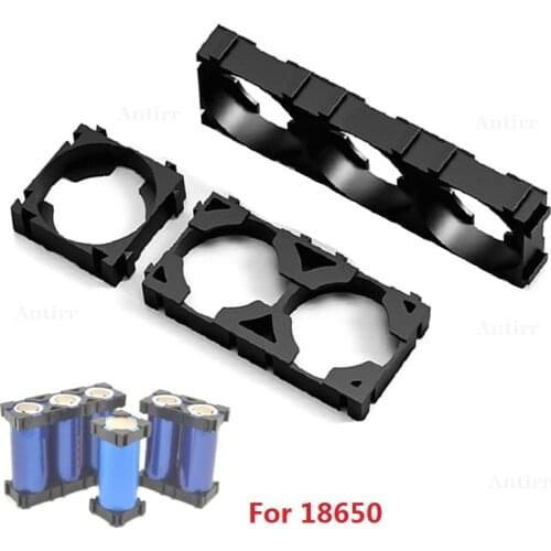 1pc 1p 2p 3p 18650 Battery Holder Cell Bracket DIY Cylindrical Batteries Pack fixture Safety Vibration Case Storage Box Clip