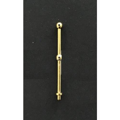 Length 30 mm Ancient sailboat model accessories CNC brass ship railings model parts 1 pcs