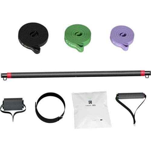 Fitness Push-pull Bar Resistance Band Bench Press Training Bar Adjustable Training Bar Used For Fitness Exercise Stretching