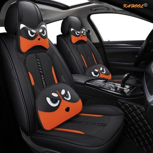 KAHOOL flax car seat covers For toyota avensis t25 wish prado 120 150 corolla prius 20 land cruiser 100 camry 40 50 car seats