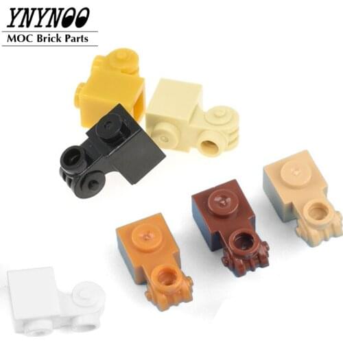 30Pcs/lot Brick Special 1 x 1 with Scroll with Open Stud MOC Building Blocks Bricks DIY Education Build Parts Toys fit for 20310