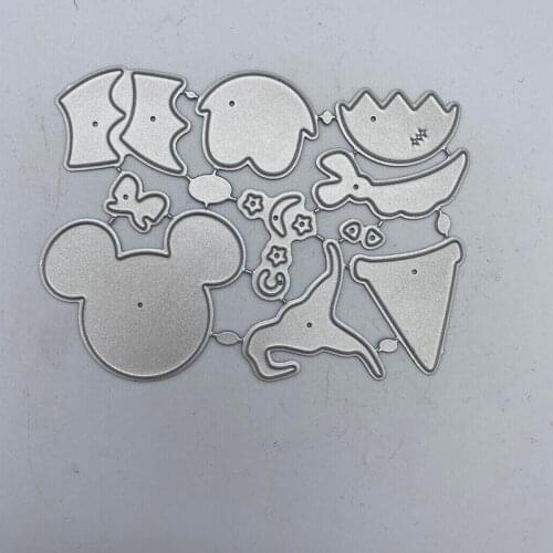Metal Cutting Dies Various head patterns For Scrapbooking Craft Dies Cut Stencil Card Making Album Sheet Decoration