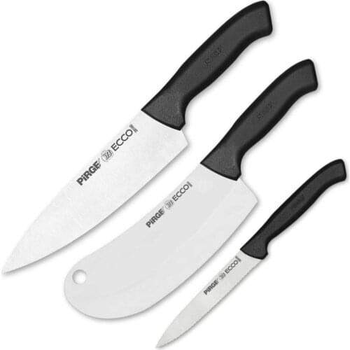Pirge - Ecco Salad Master Father Knife Set 3 pcs. Нож Professional Household Knives, Kitchen Knives and Chef Knives- 35176